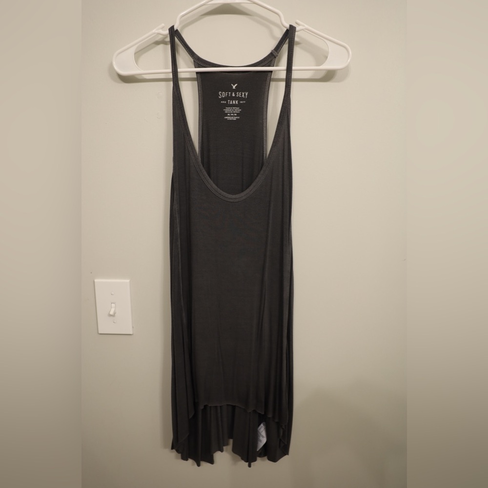 American Eagle grey tank top in medium